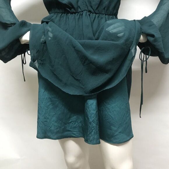 DRESS THE POPULATION Open Back Chiffon Mara Sexy L - Picture 12 of 13